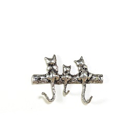 PORTA CHAVES GATINHO POLIDO